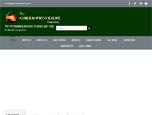 Tablet Screenshot of green-providers.co.uk